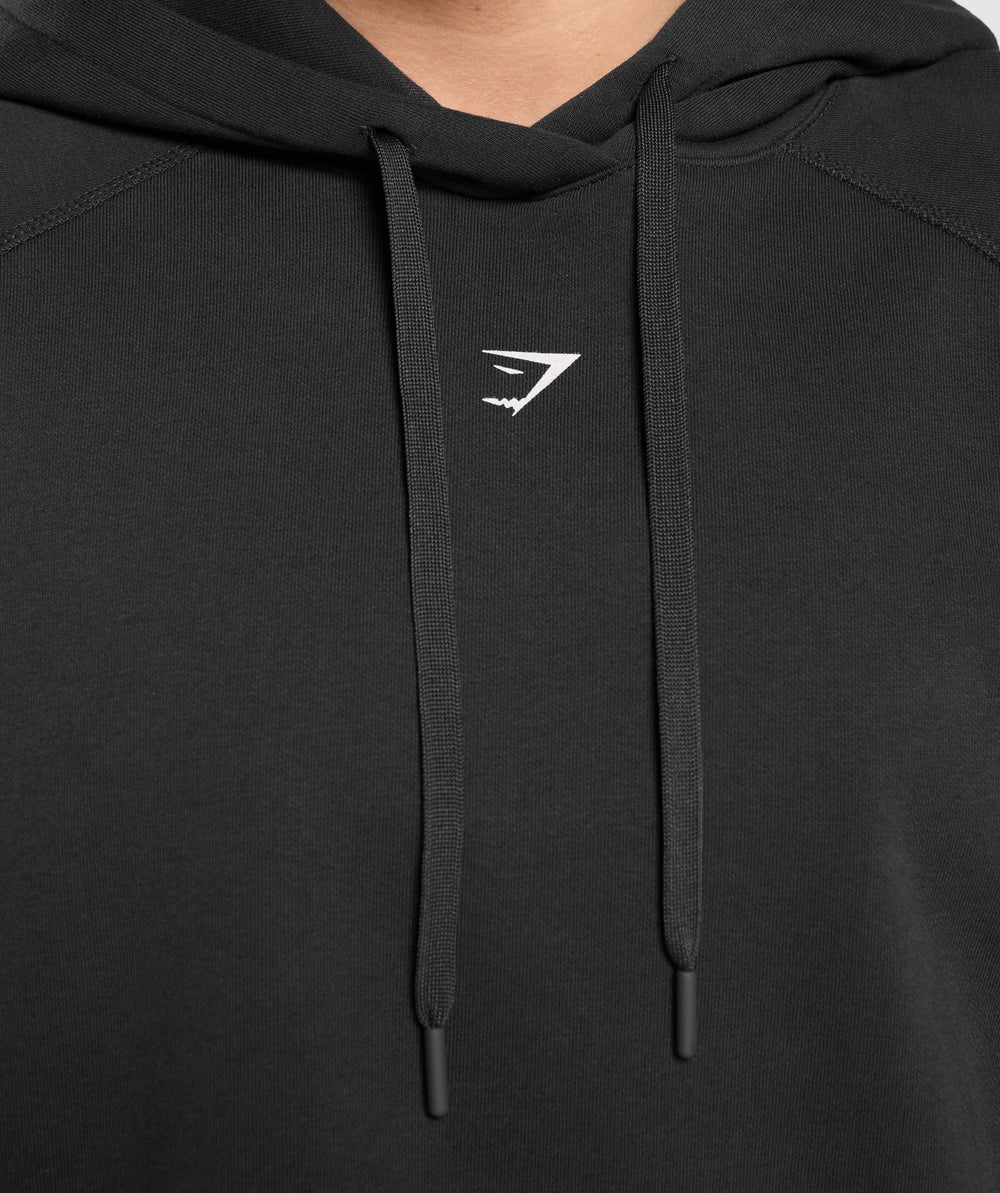 Lifting Club Graphic Brushed Hoodie Black