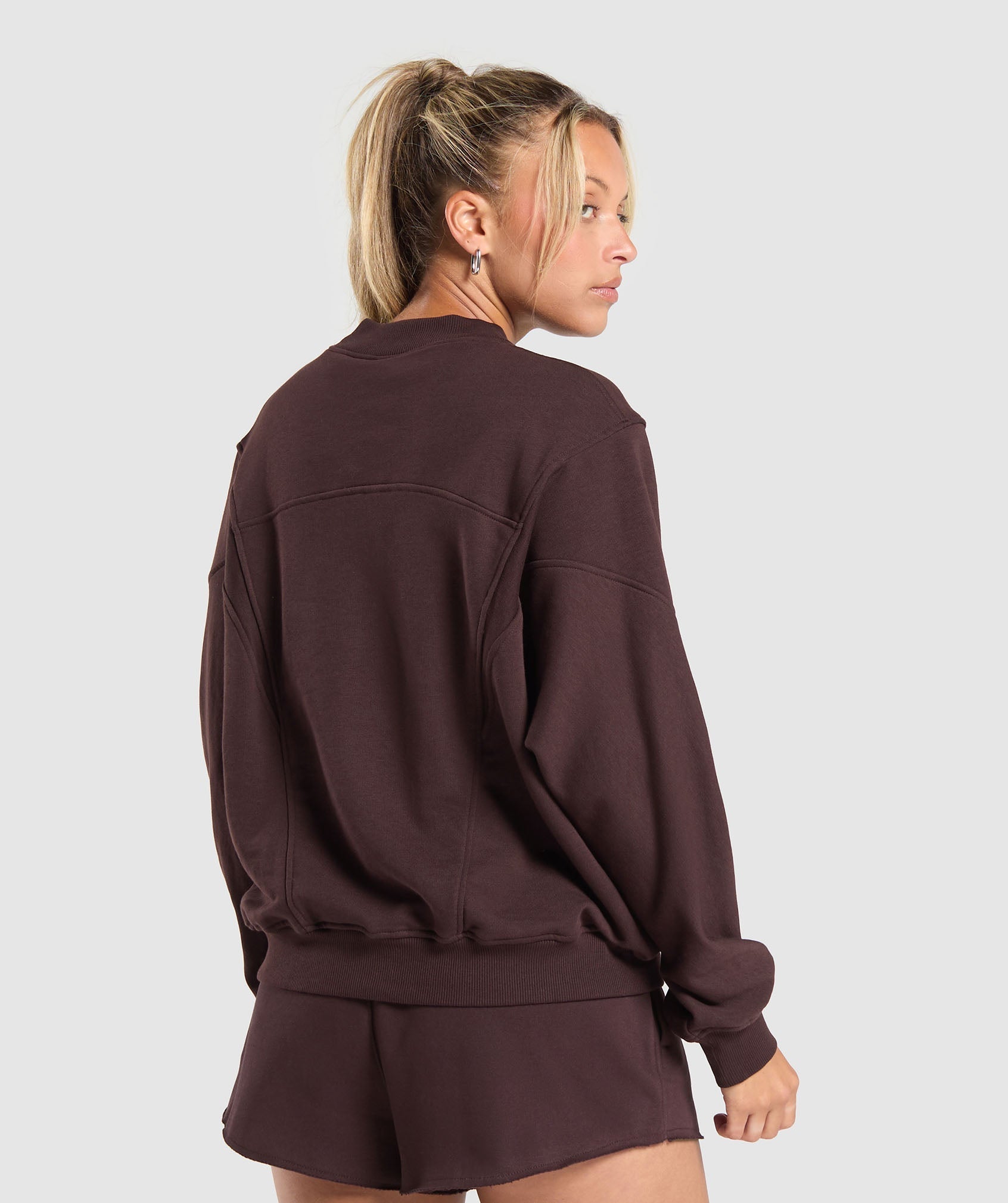 Rest Day Cotton Contour Pullover Heritage Brown