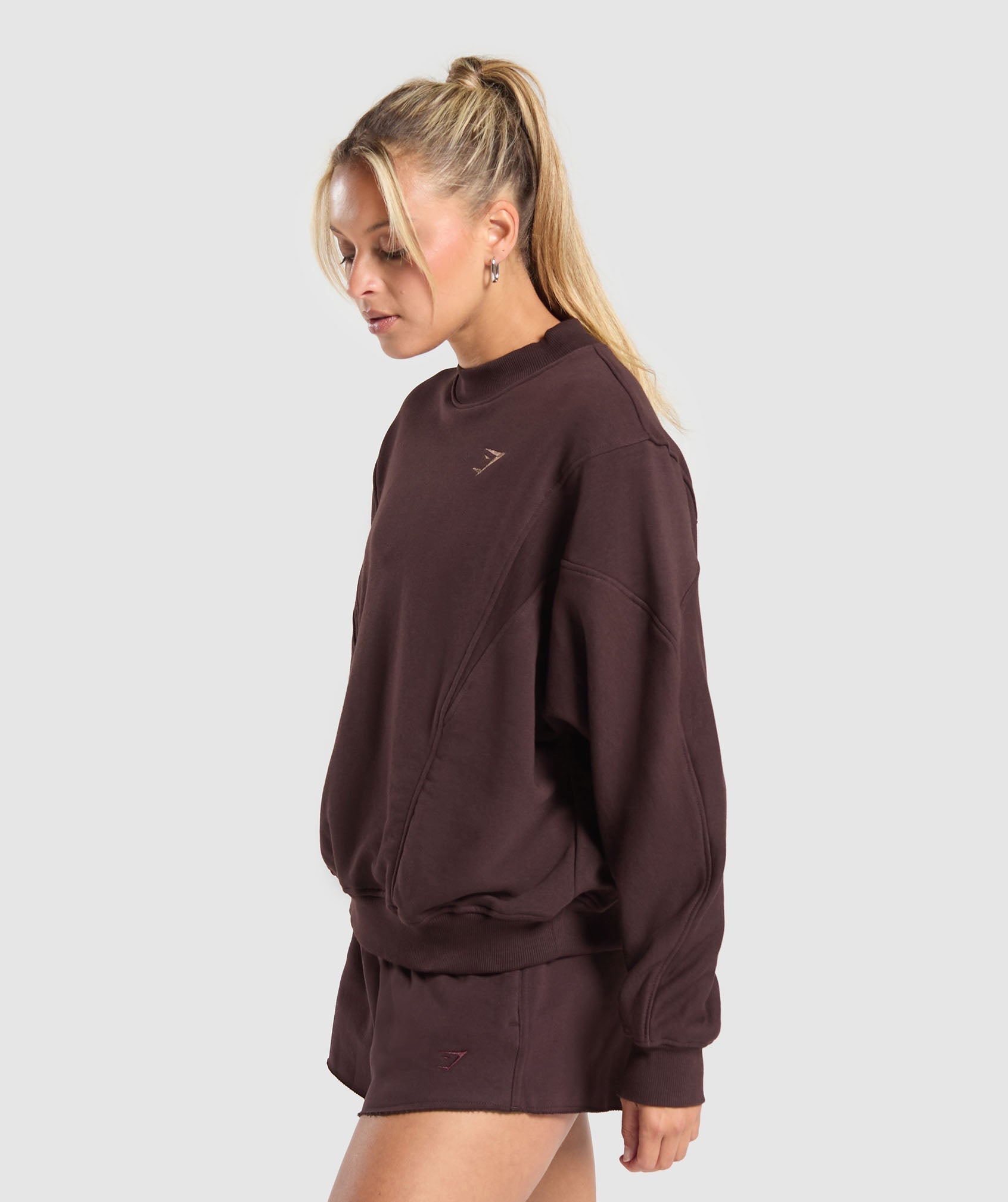 Rest Day Cotton Contour Pullover Heritage Brown