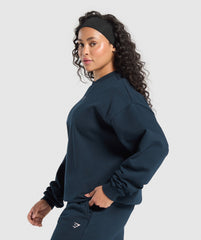 Lifting Club Oversized Sweatshirt Navy