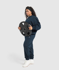 Lifting Club Oversized Sweatshirt Navy
