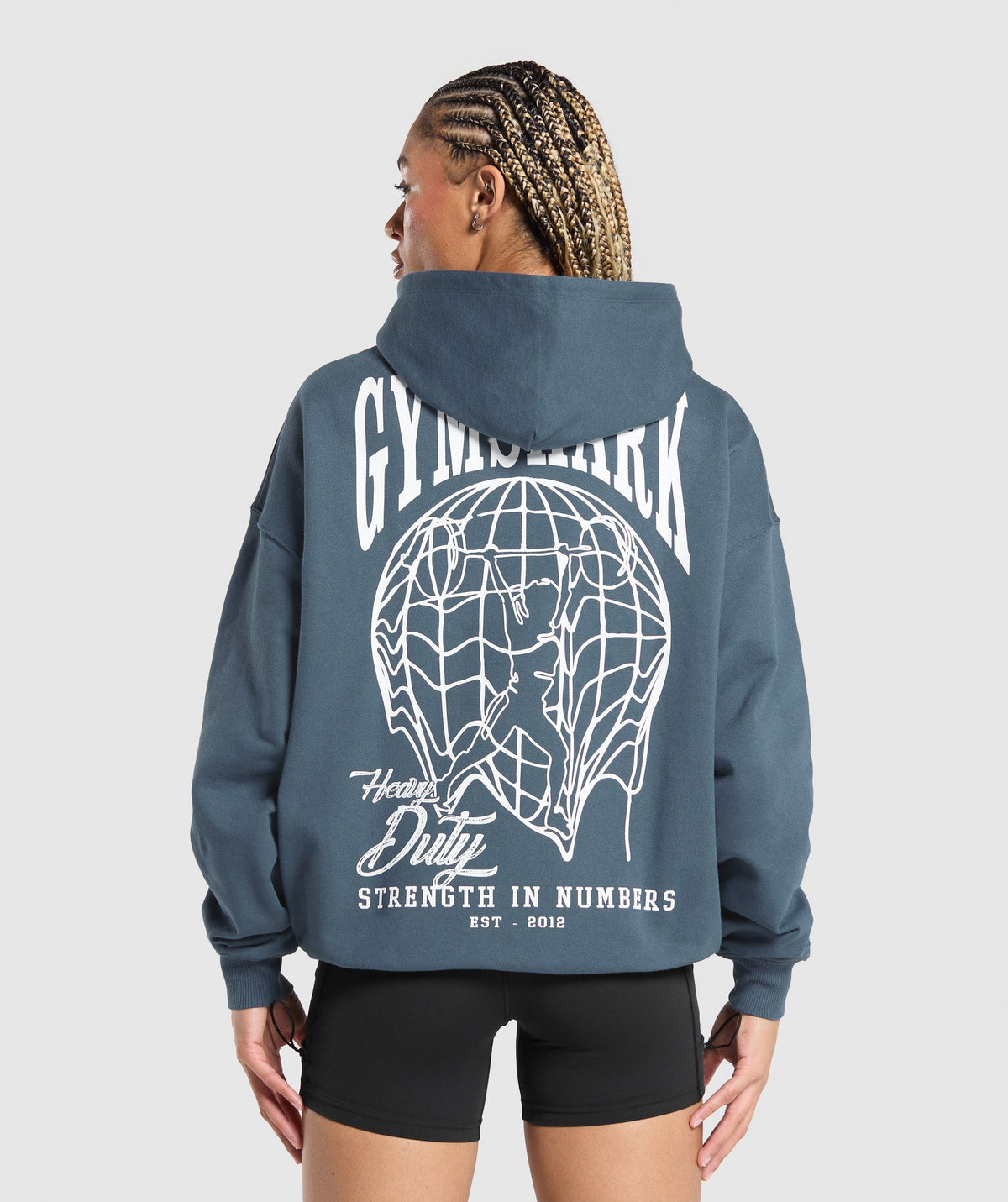 Strength In Numbers Hoodie Cargo Blue