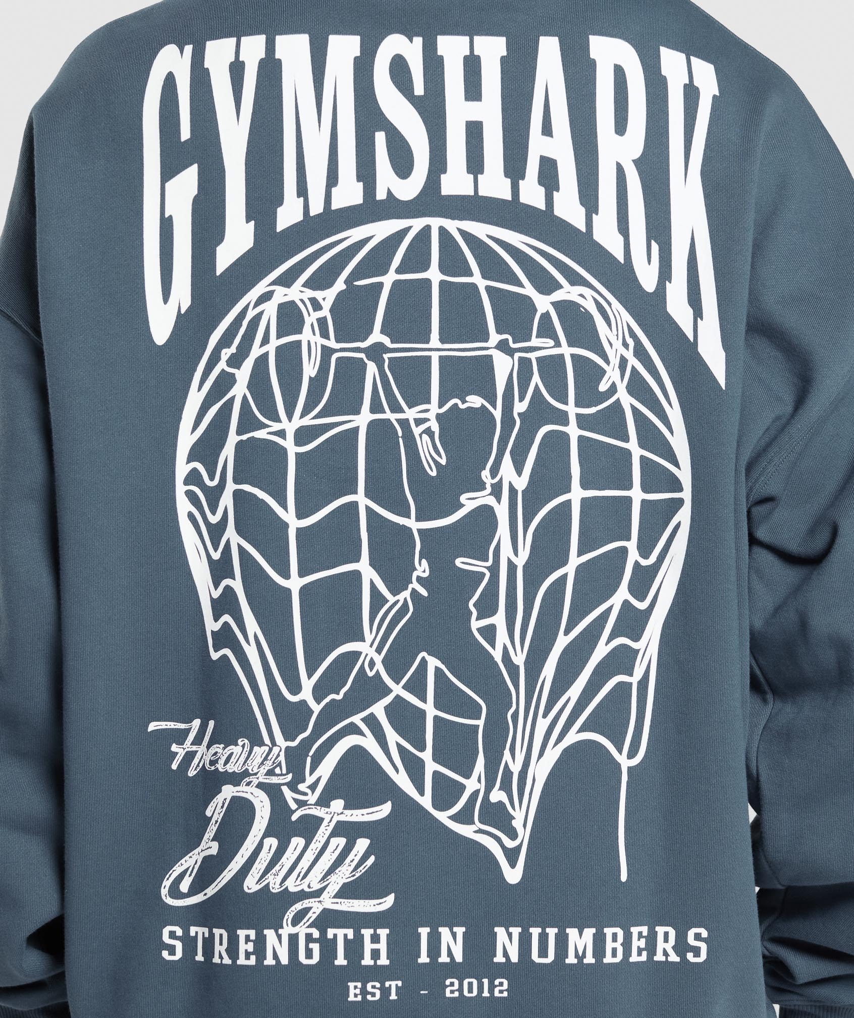 Strength In Numbers Hoodie Cargo Blue