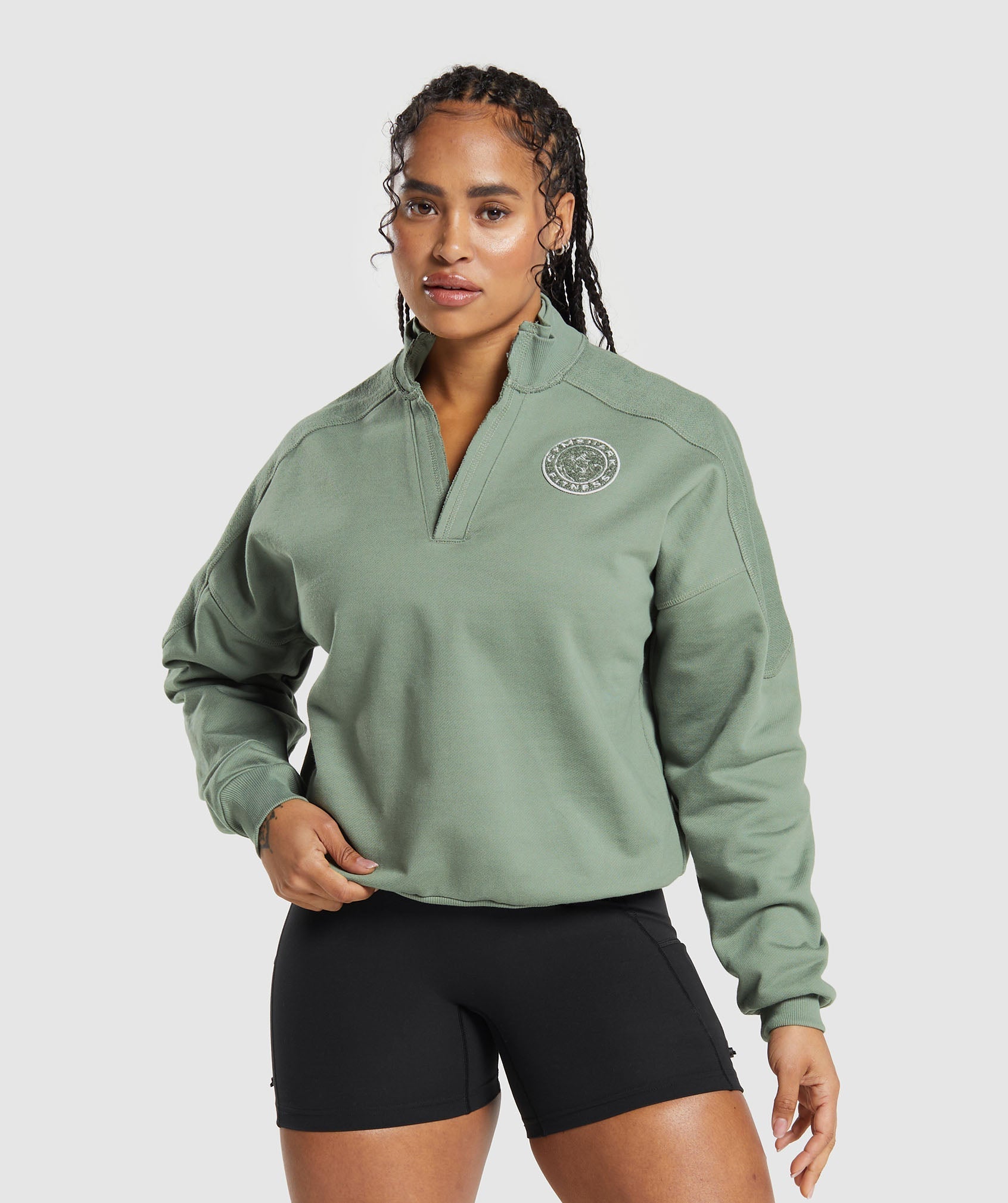 Legacy Oversized Sweatshirt Unit Green