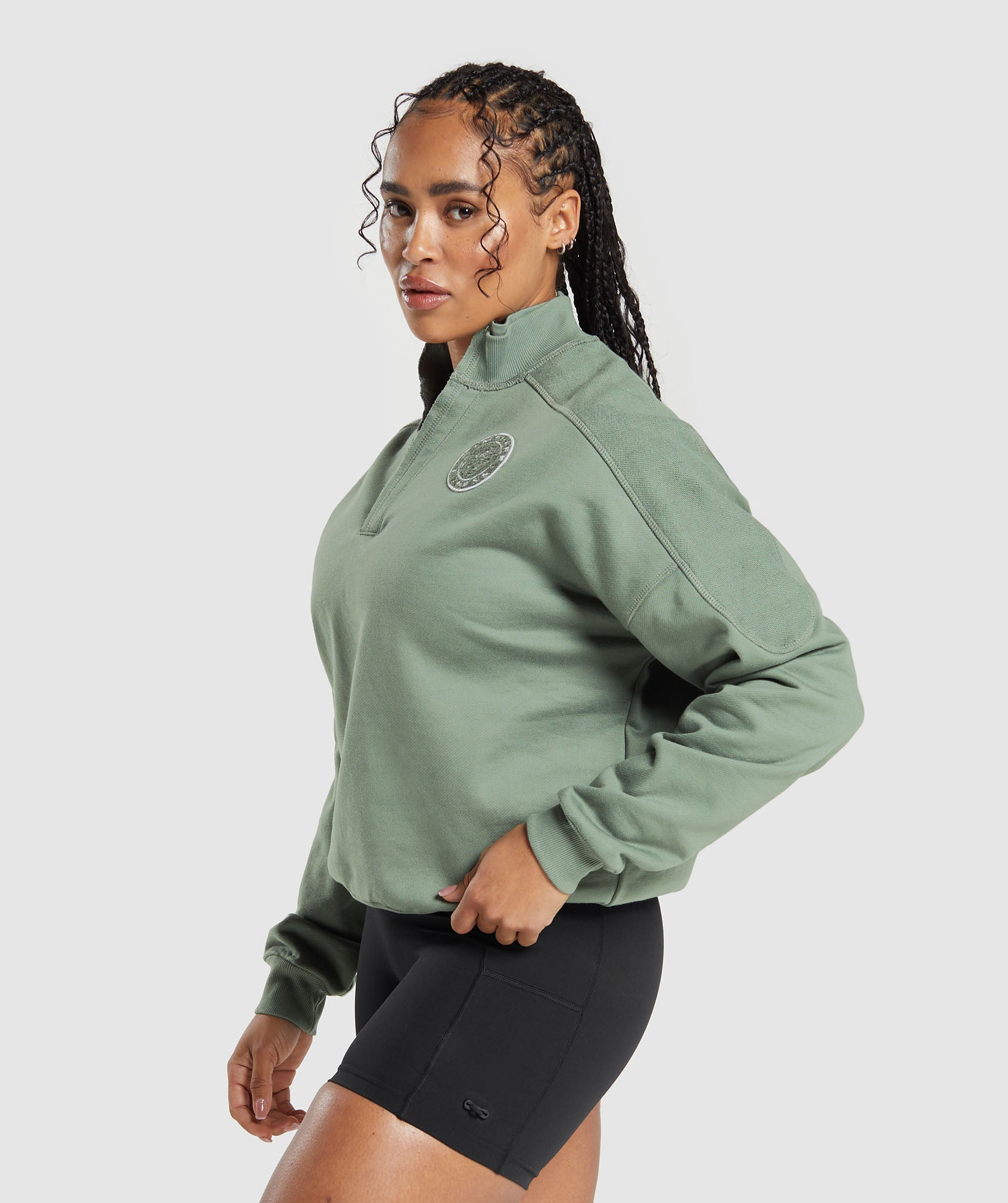 Legacy Oversized Sweatshirt Unit Green