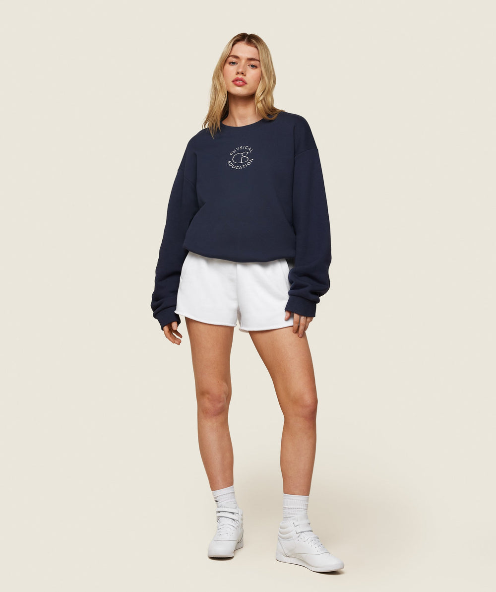 Phys Ed Logo Sweatshirt Heavy Blue