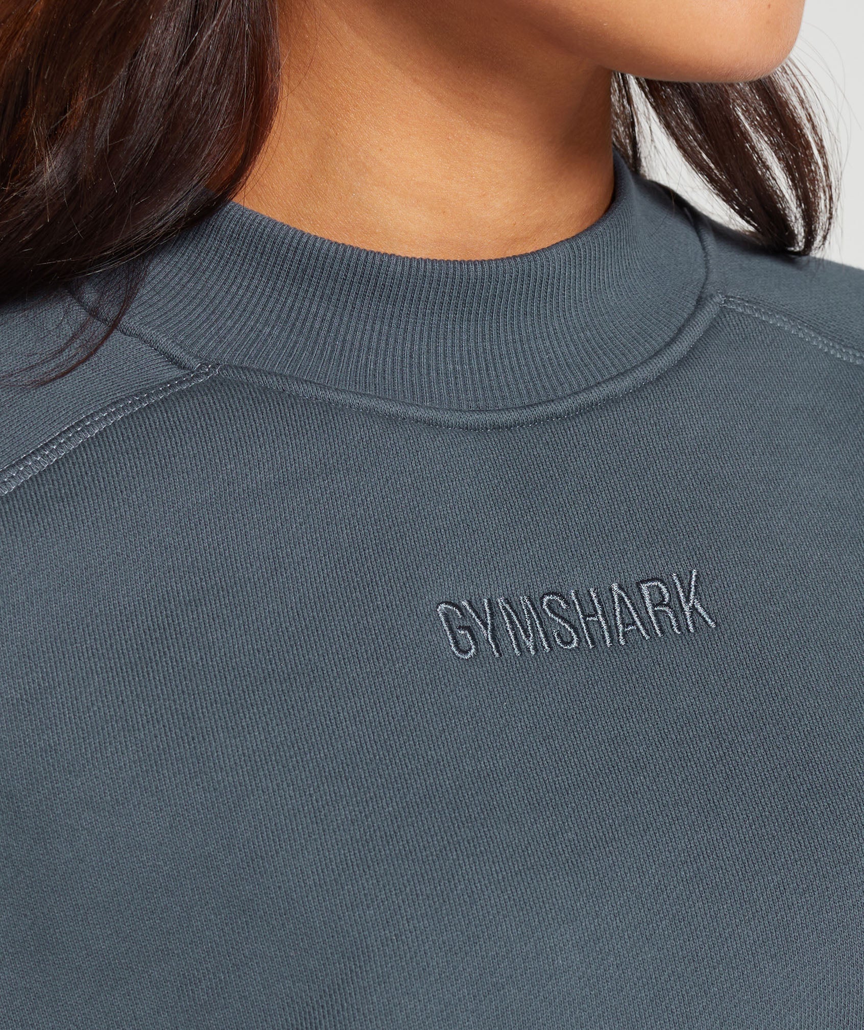 Loopback Sweat Pullover Titanium Blue