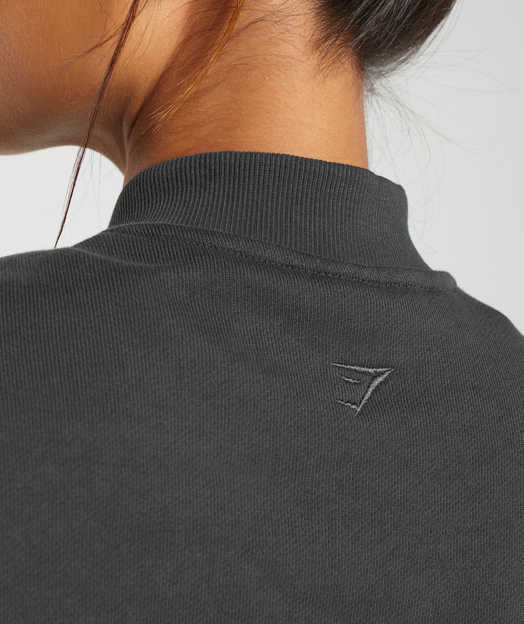 Heavyweight Loopback Sweat Pullover Asphalt Grey