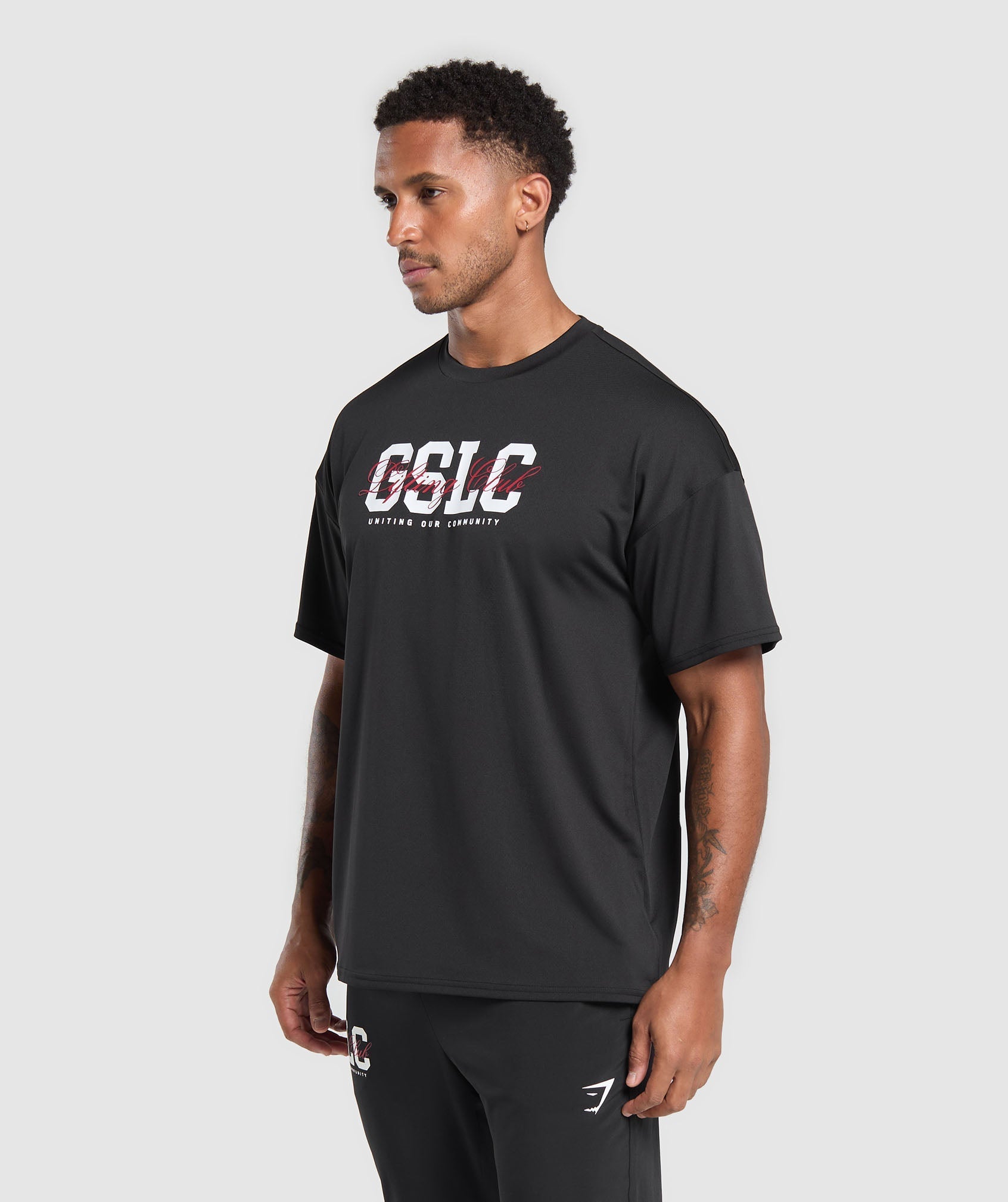 Script Graphic T-Shirt Black