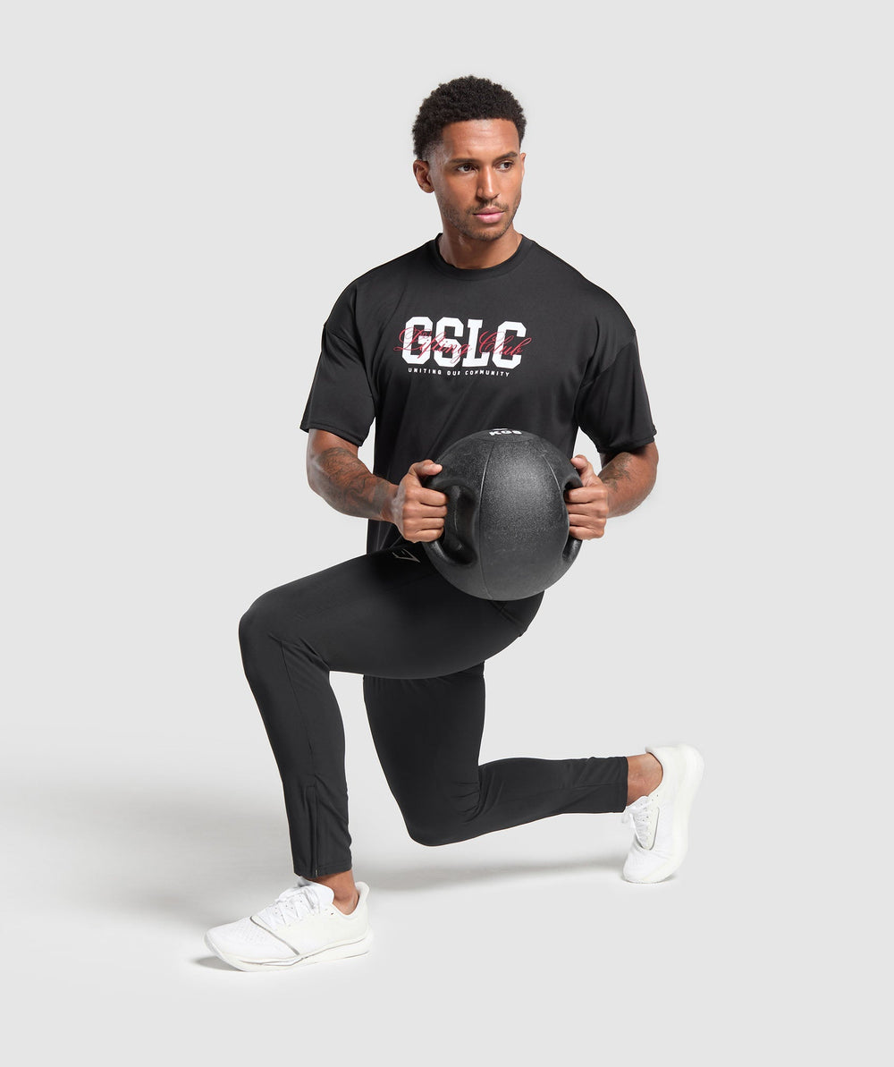 Script Graphic T-Shirt Black