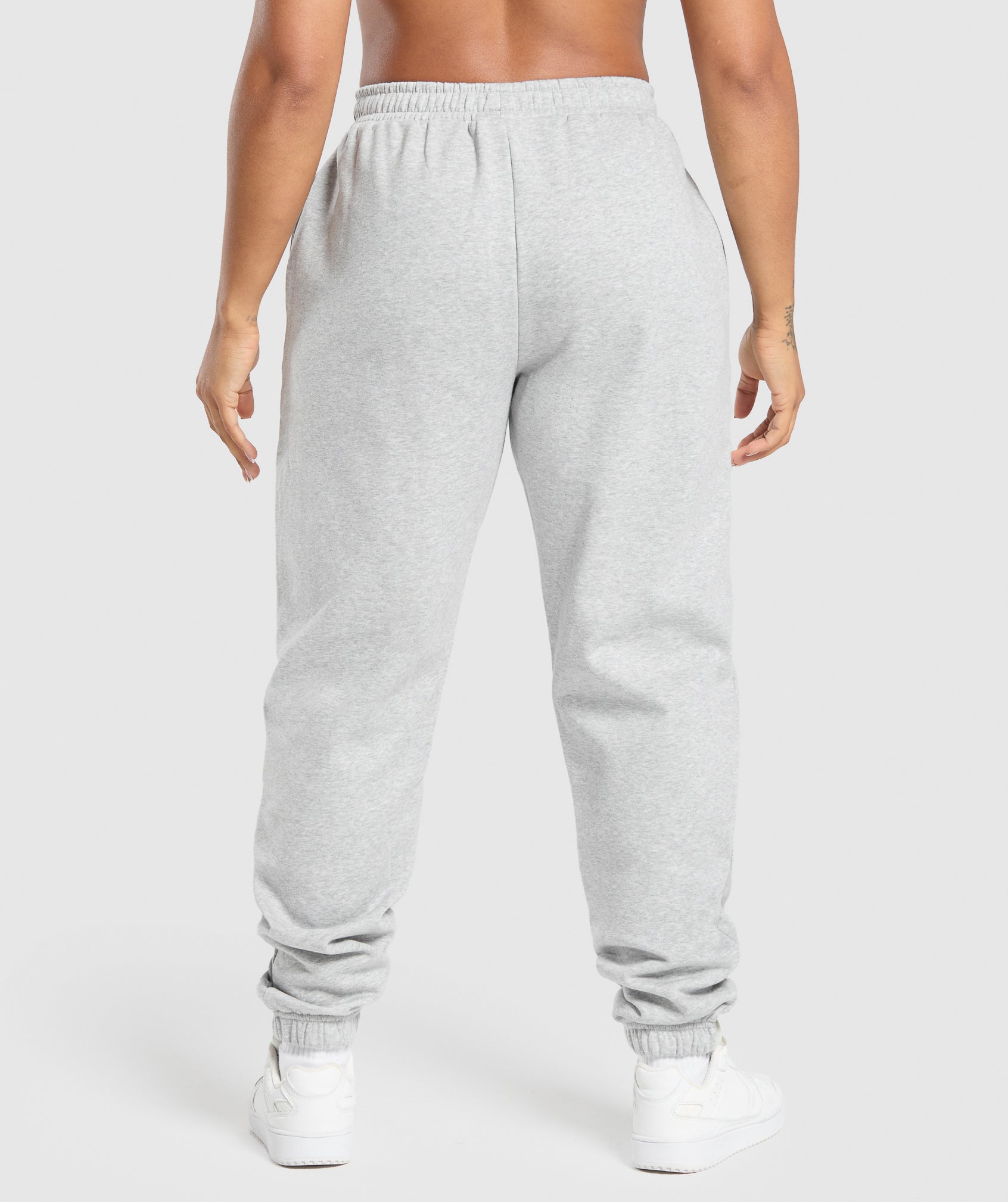 Bulking Season Brushed Joggers Light Grey Marl