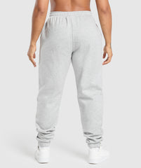 Bulking Season Brushed Joggers Light Grey Marl