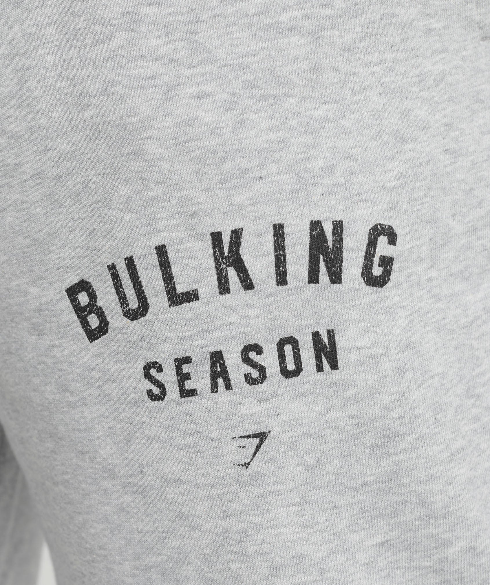 Bulking Season Brushed Joggers Light Grey Marl