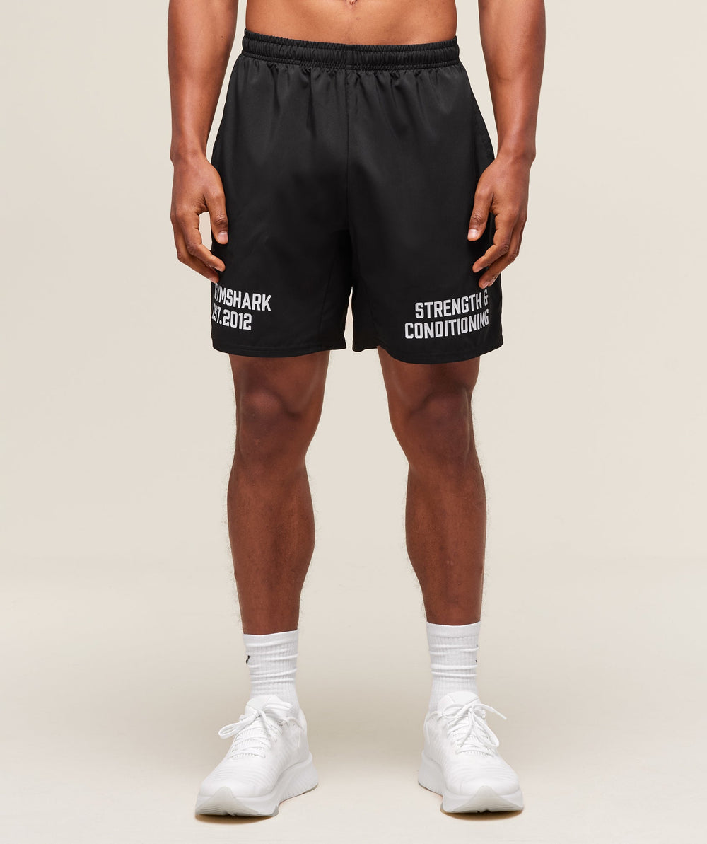 S&C Graphic 7" Shorts Black