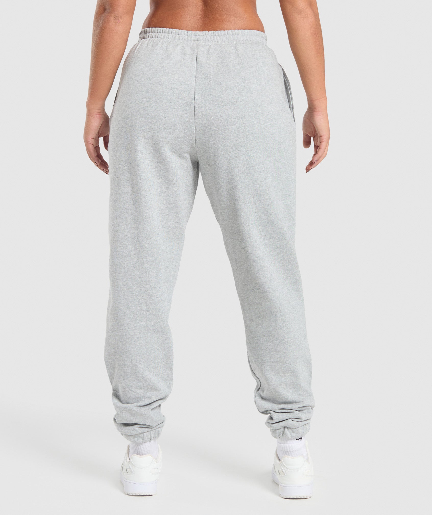 Lifting Club Oversized Joggers Light Grey Core Marl
