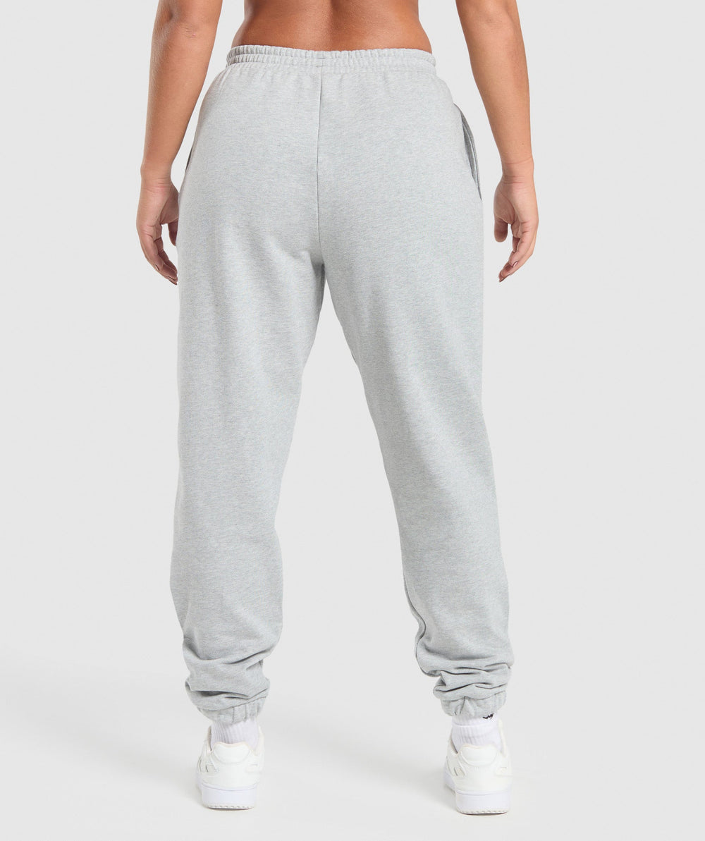 Lifting Club Oversized Joggers Light Grey Core Marl