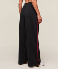 Retro Stripe Snap Pant Black/Sets Red