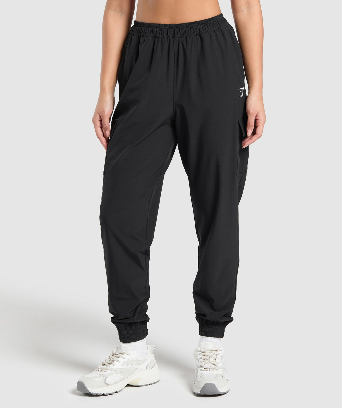 Woven Cargo Pant Black
