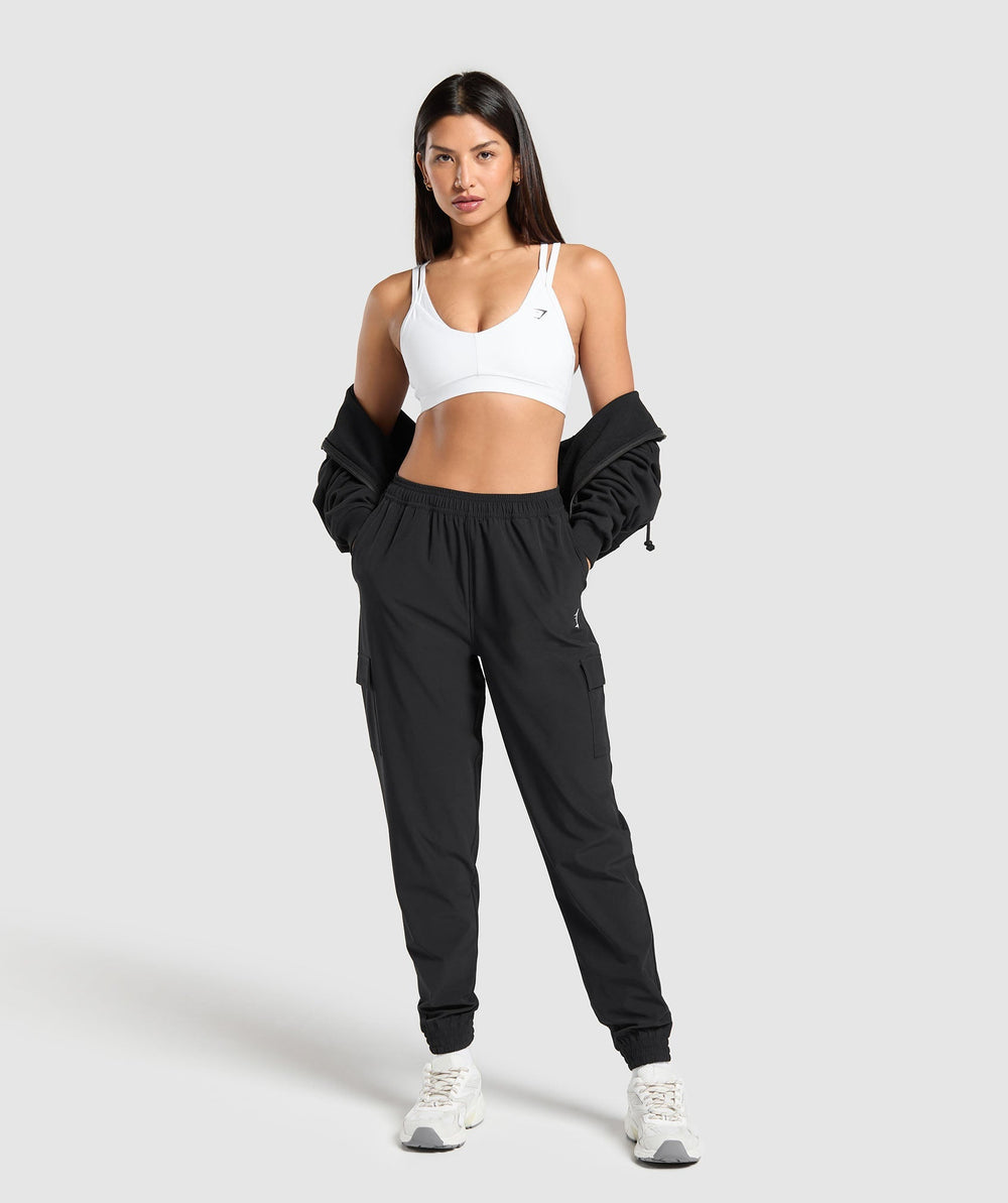 Woven Cargo Pant Black