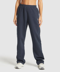 Training Fleece Straight Leg Joggers Heavy Blue