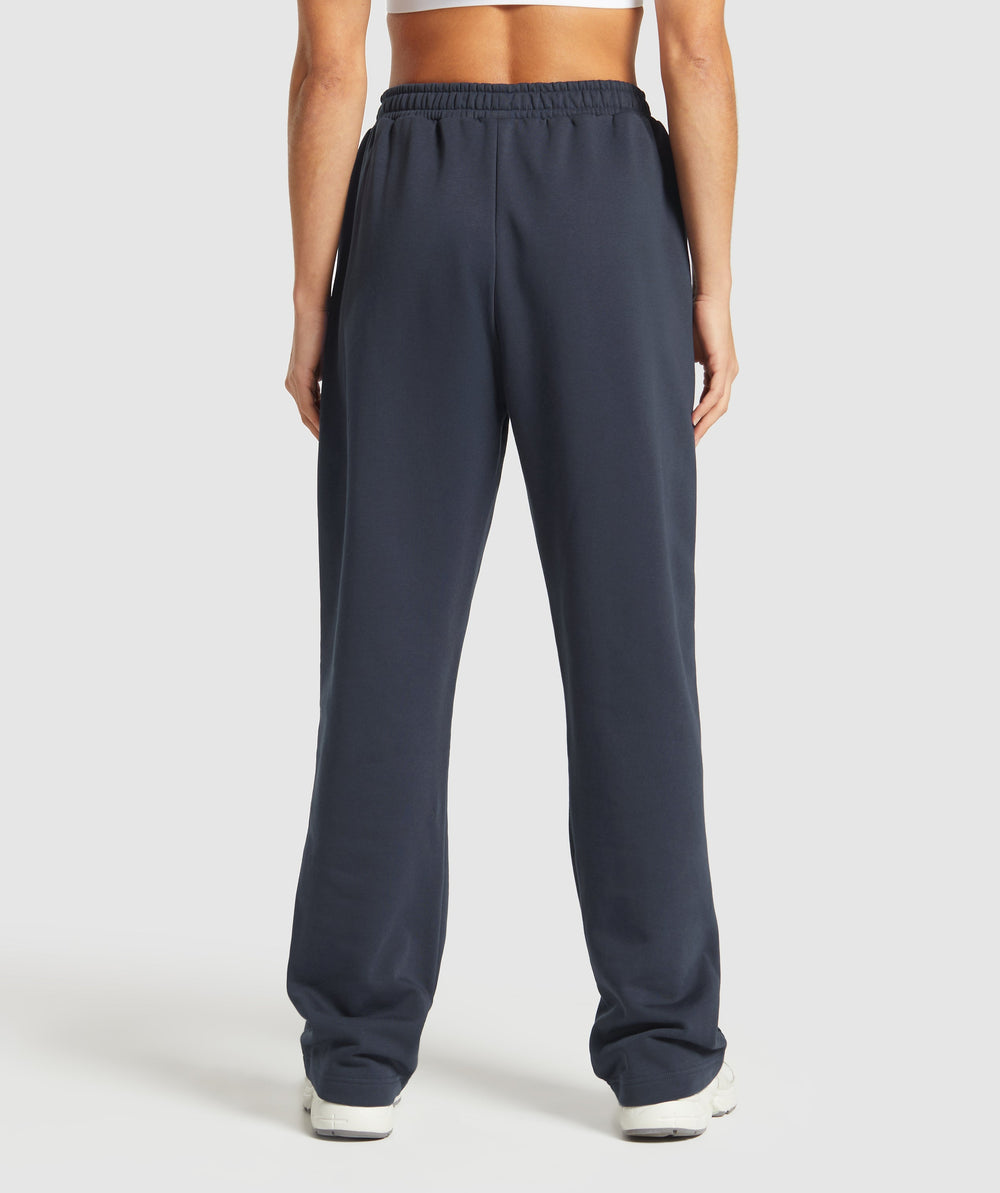 Training Fleece Straight Leg Joggers Heavy Blue