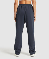 Training Fleece Straight Leg Joggers Heavy Blue