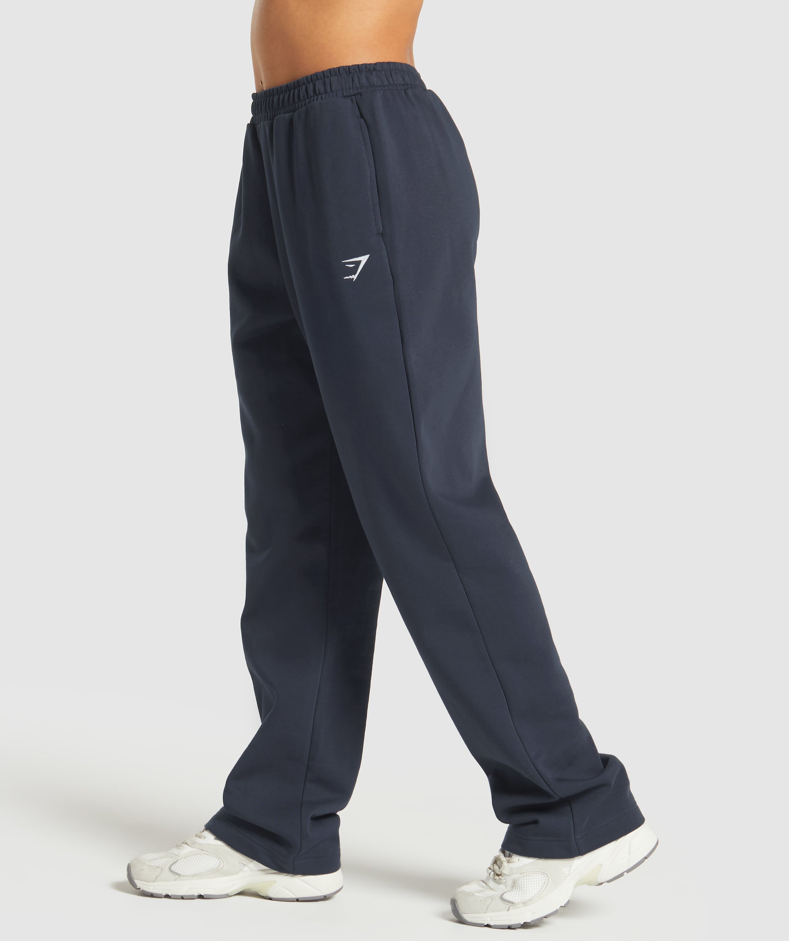 Training Fleece Straight Leg Joggers Heavy Blue