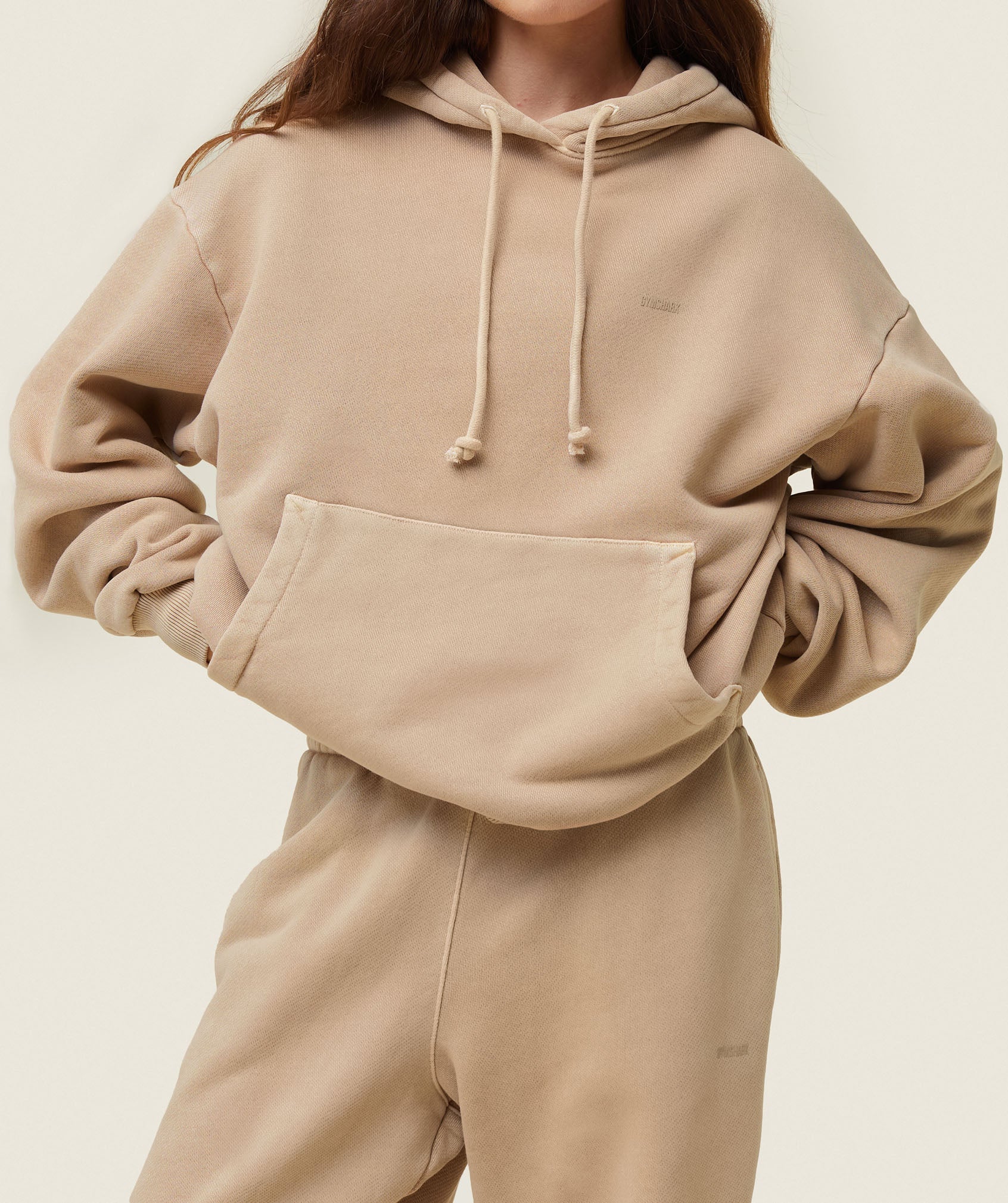 everywear Relaxed Hoodie Deep Beige