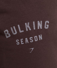 Bulking Season Brushed Joggers Heritage Brown