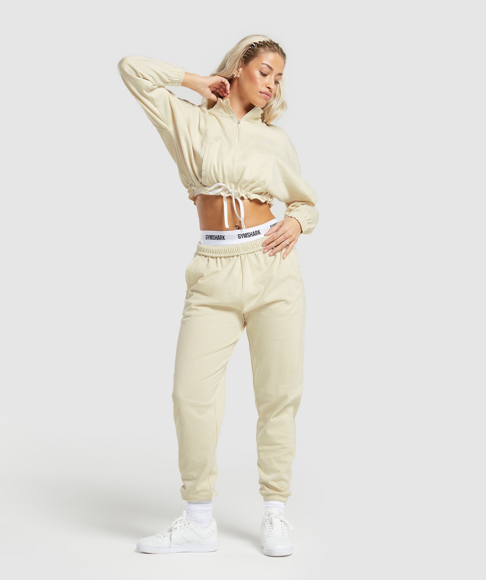 Lifting Lightweight Joggers Ecru White