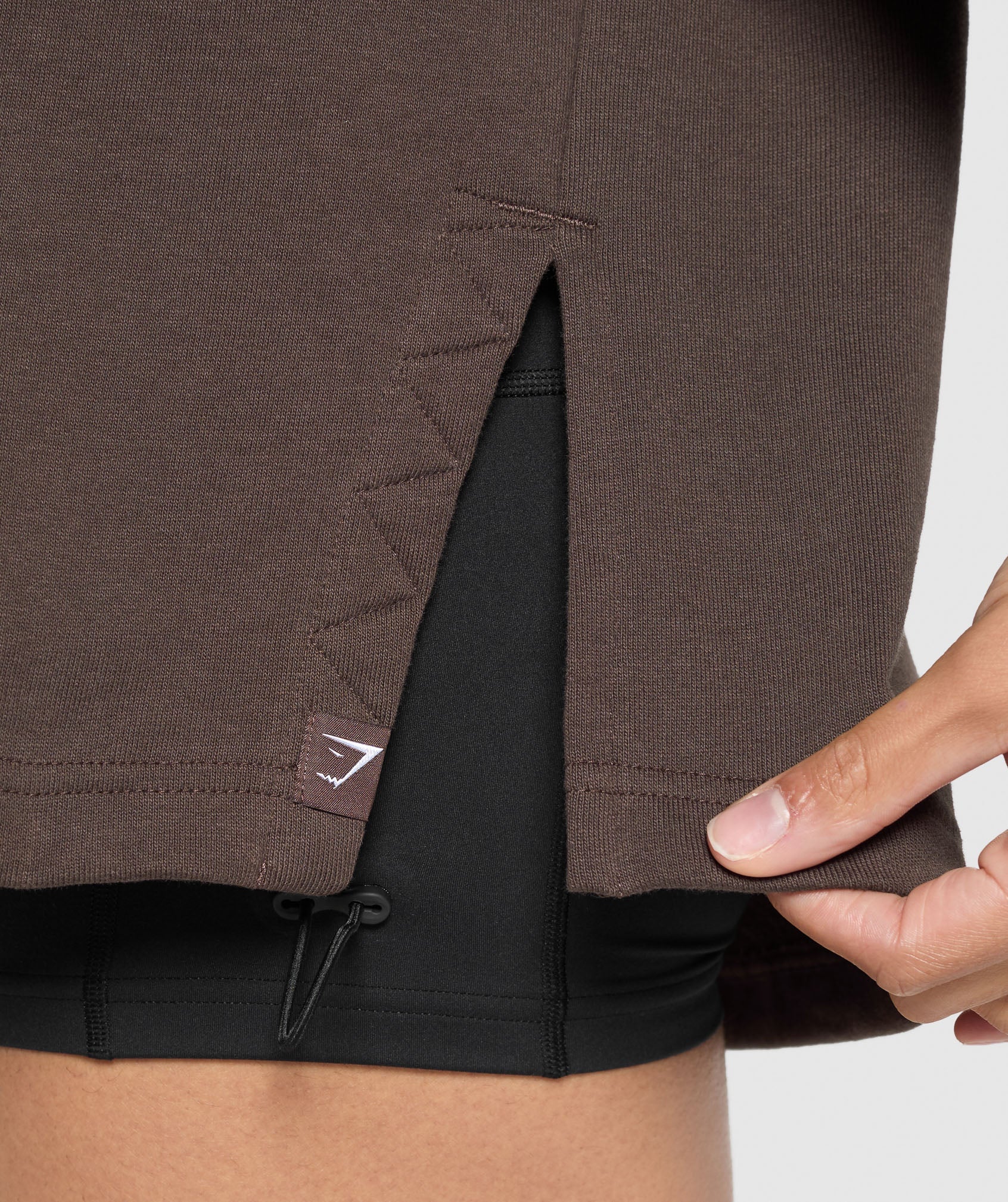 Superset Longline Sweatshirt Deep Brown