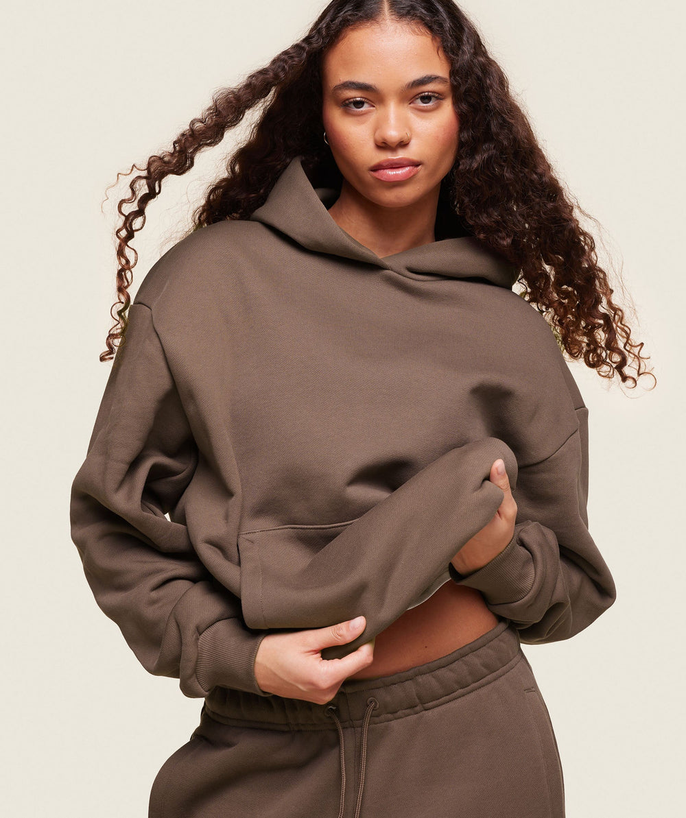 Phys Ed Logo Hoodie Penny Brown