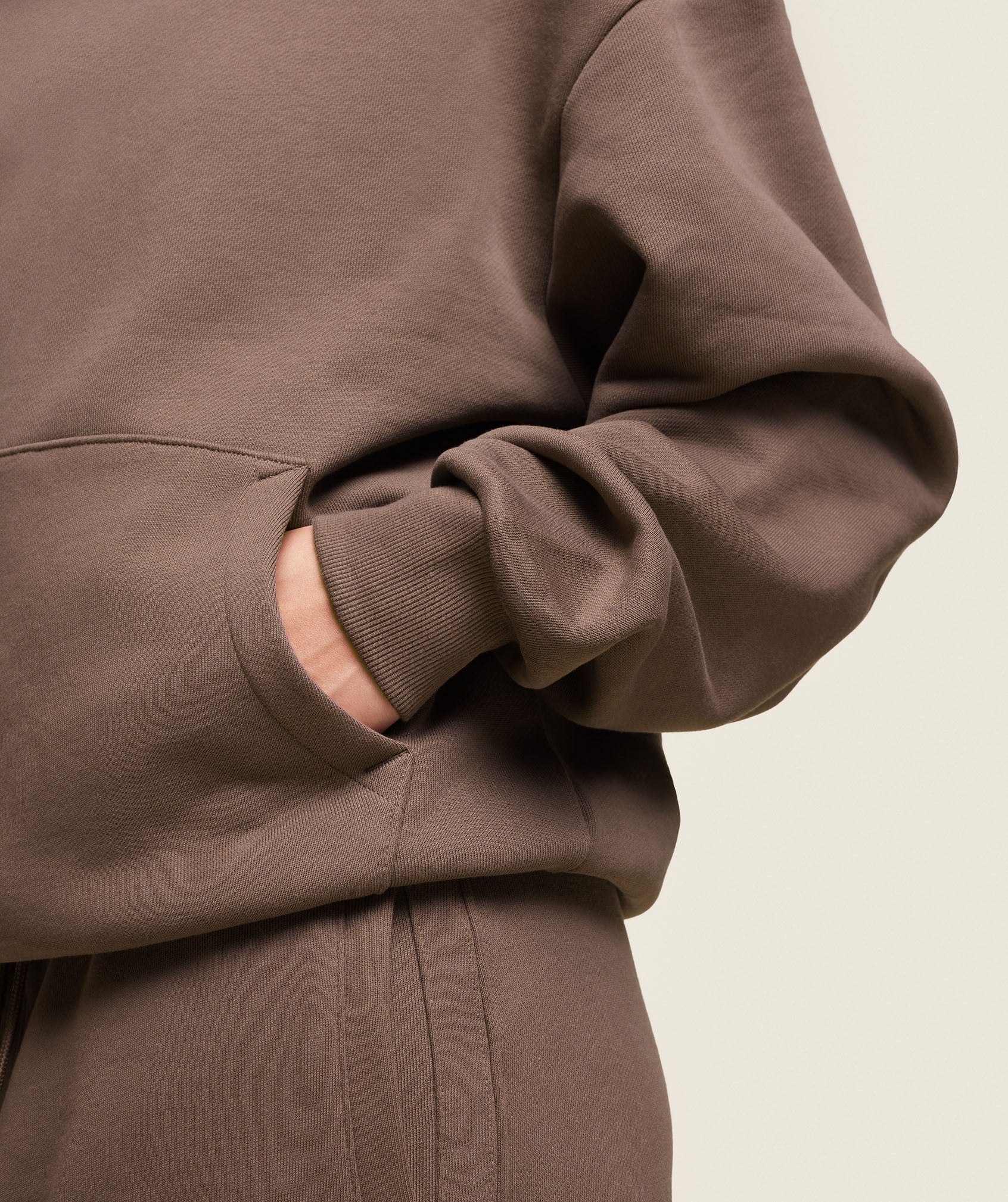 Phys Ed Logo Hoodie Penny Brown