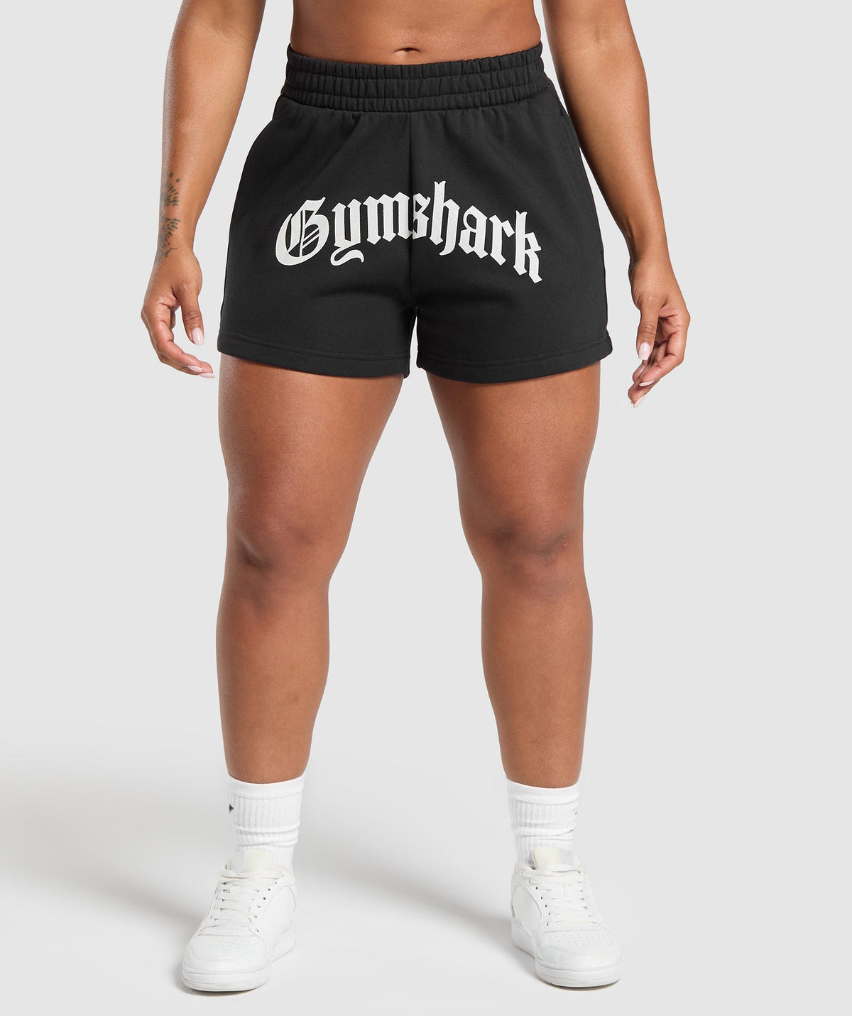 Strength Department Graphic Shorts Black