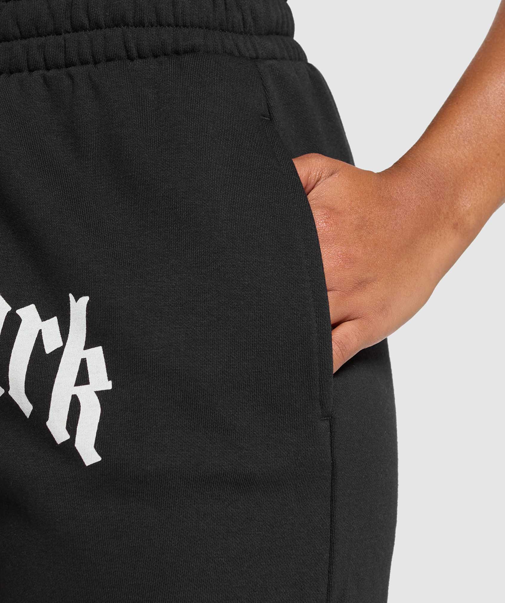 Strength Department Graphic Shorts Black