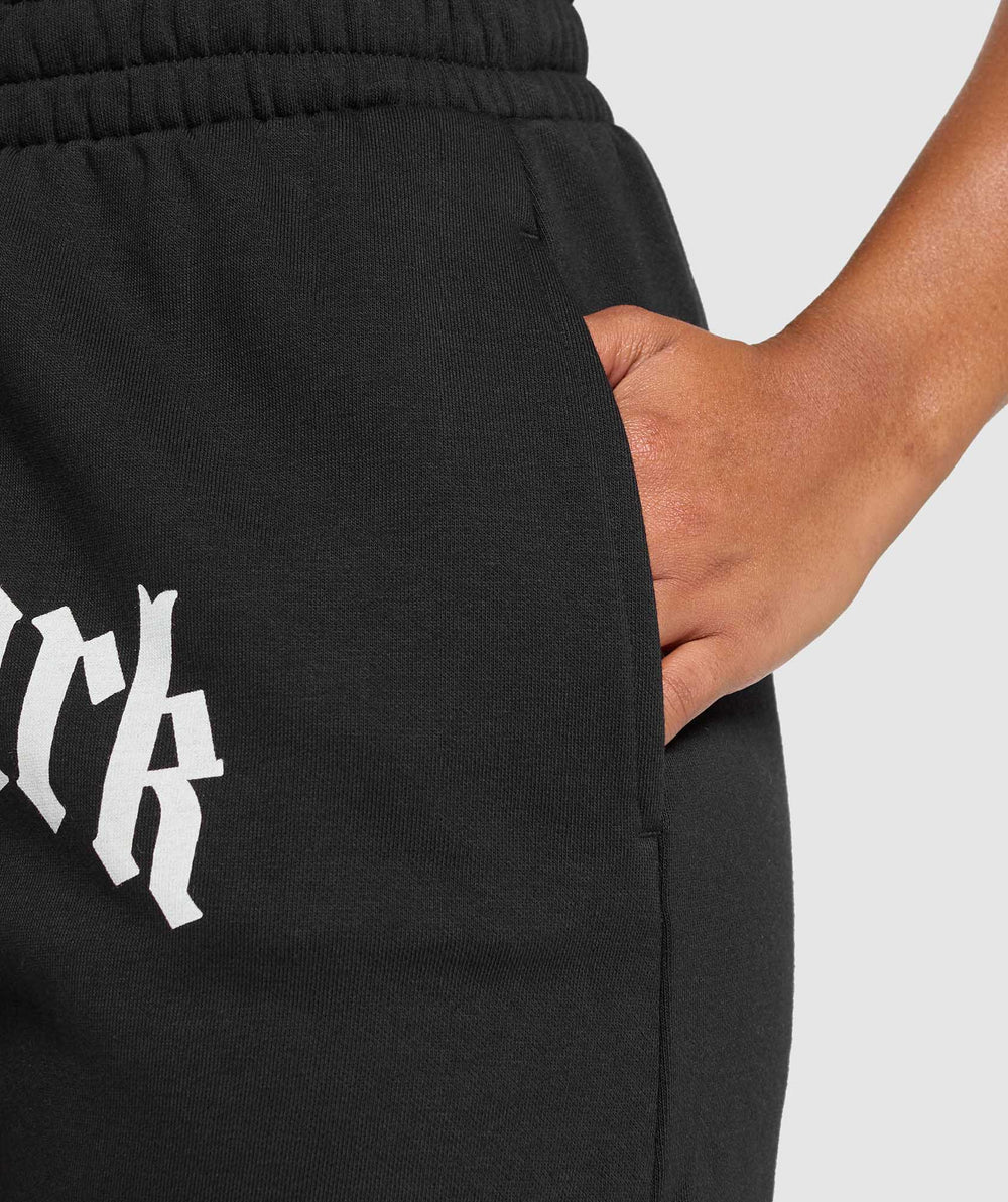 Strength Department Graphic Shorts Black