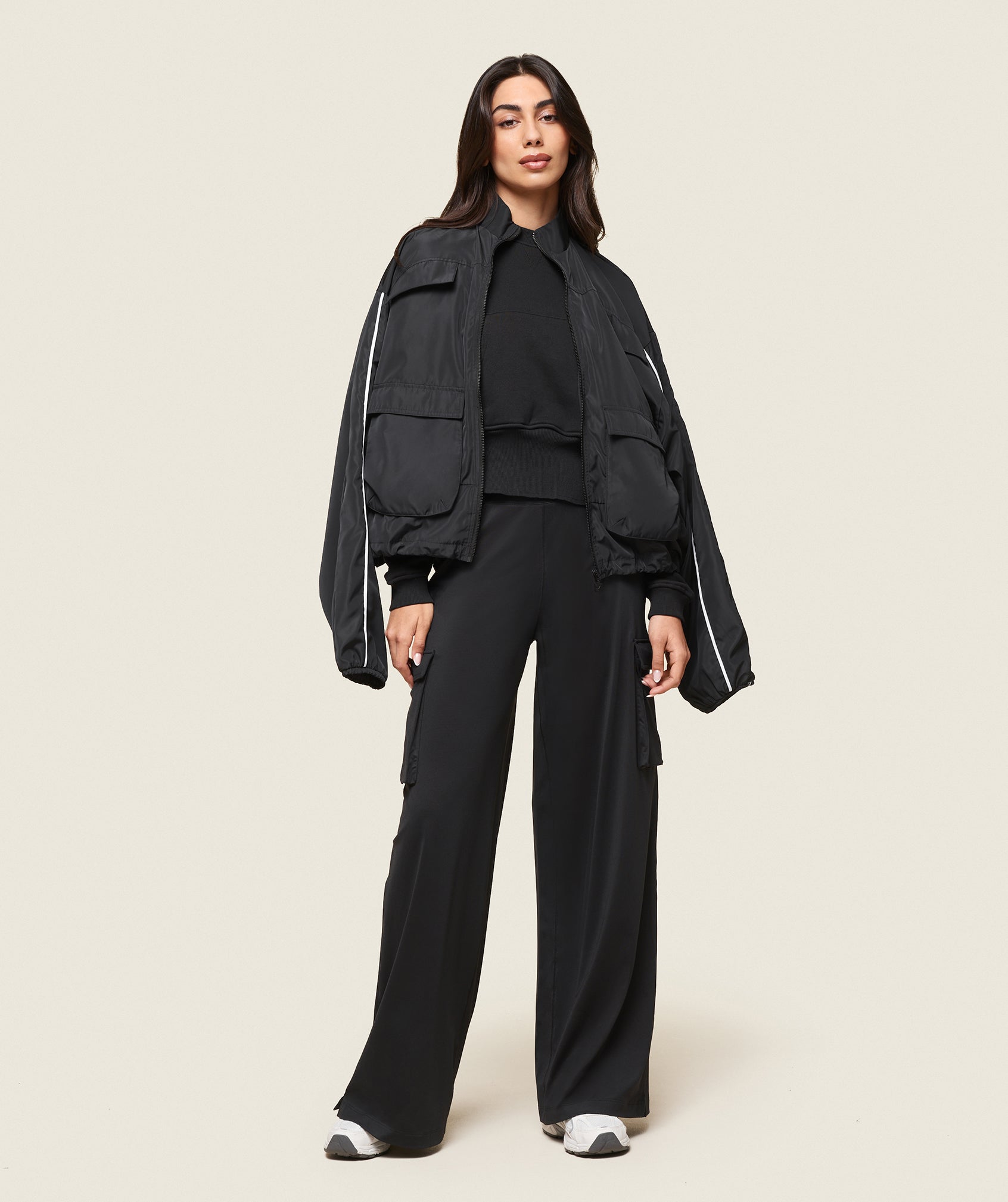 GS x Leana Deeb Flared Pants Black