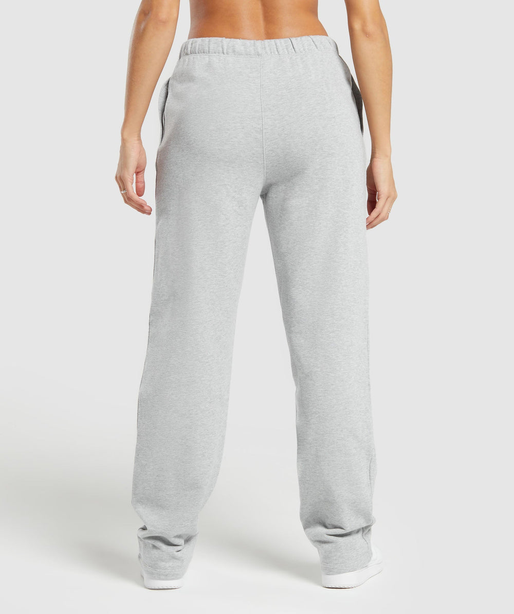 Lifting Straight Leg Joggers Light Grey Core Marl