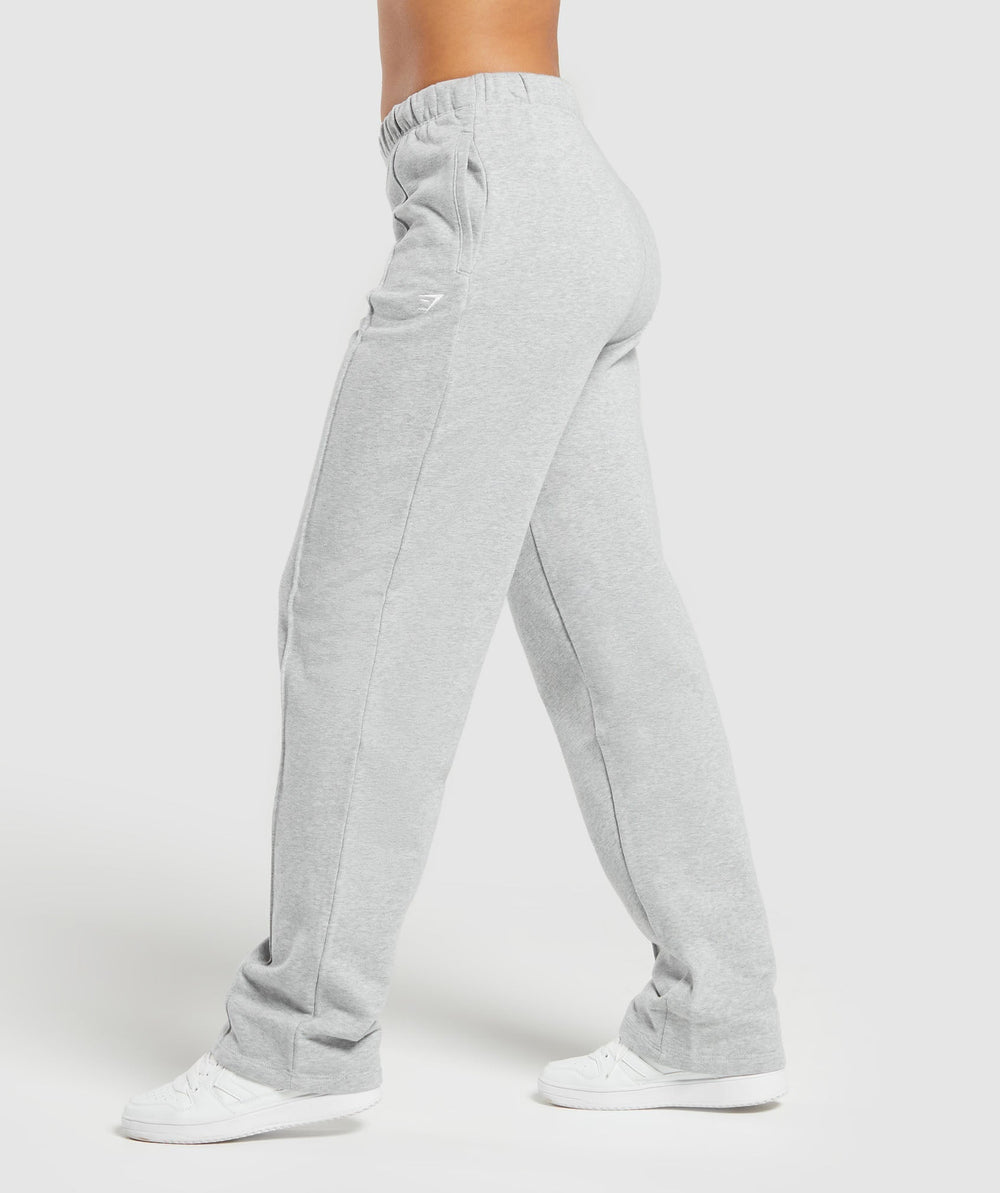 Lifting Straight Leg Joggers Light Grey Core Marl