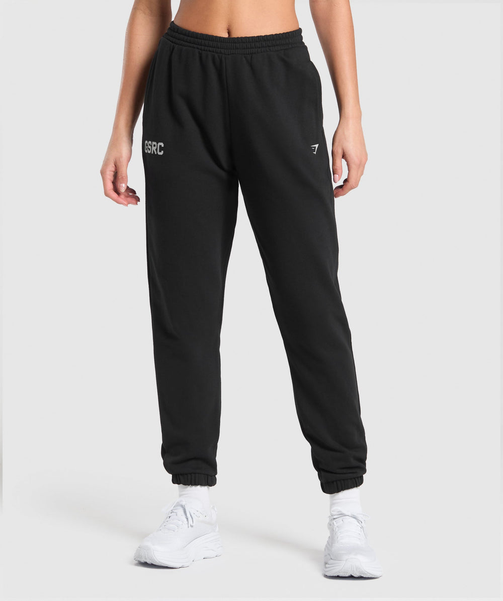 Running Graphic Joggers Black