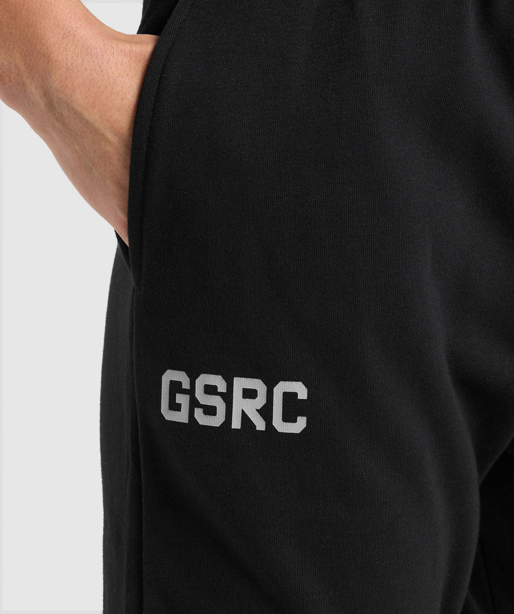 Running Graphic Joggers Black