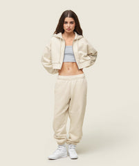 everywear Relaxed Joggers Oat White