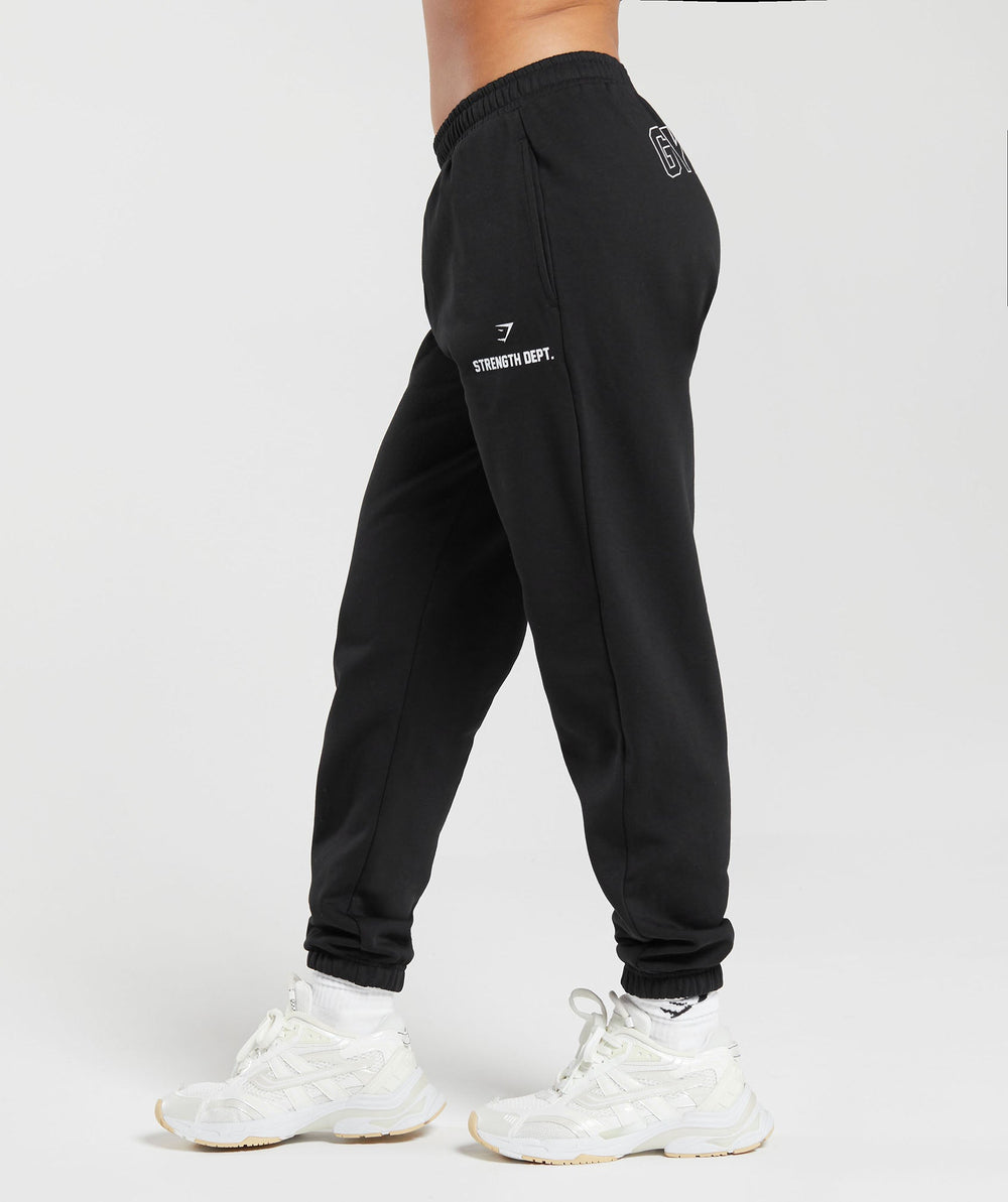 Strength Department Graphic Joggers Black
