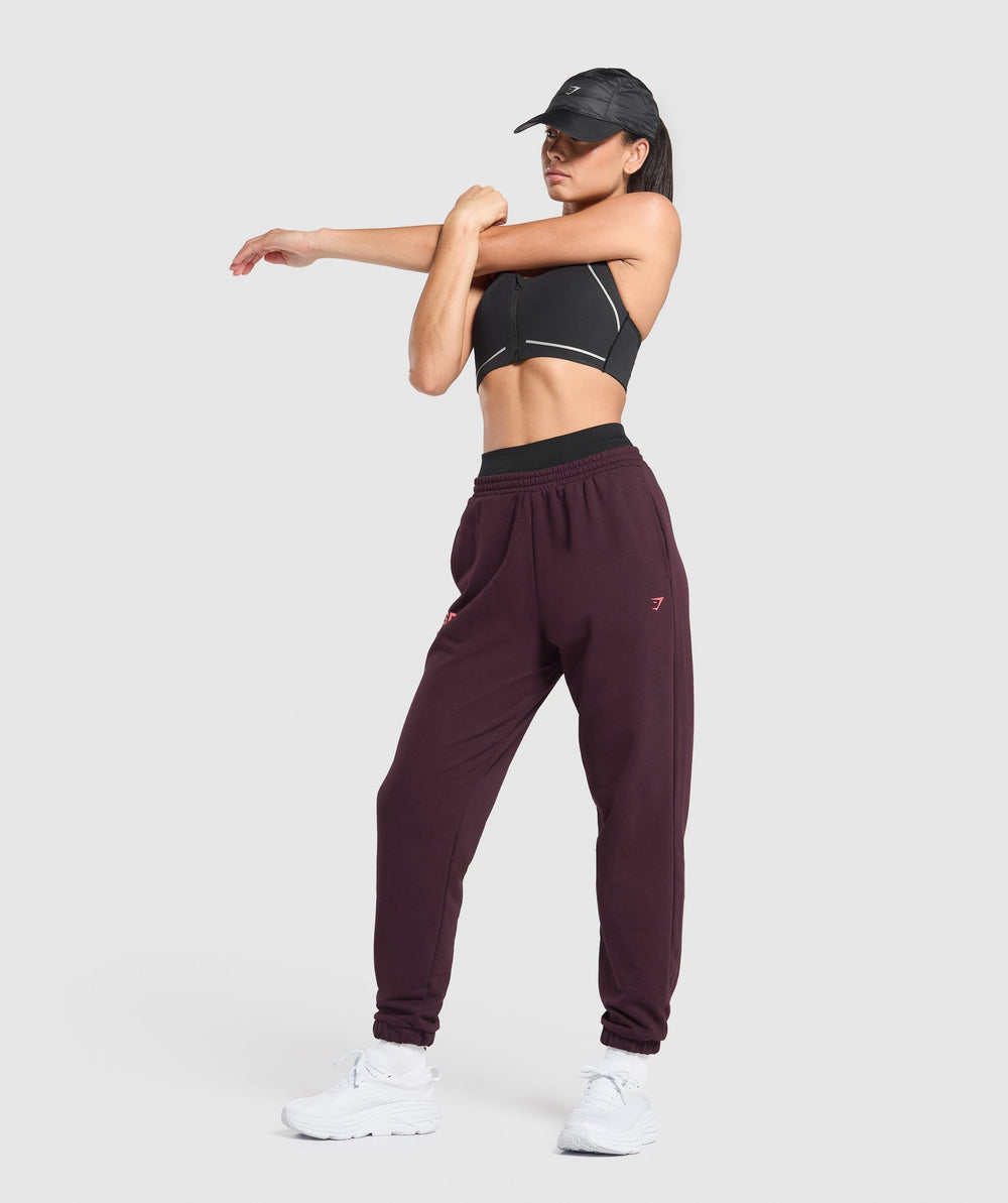 Running Graphic Joggers Depth Purple