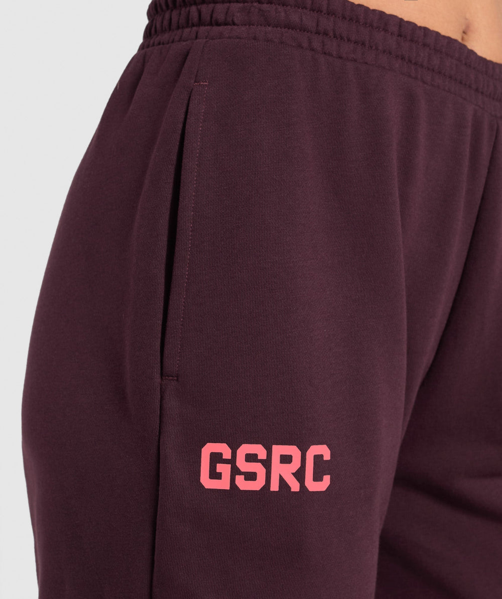 Running Graphic Joggers Depth Purple