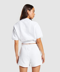 Loopback Sweat Pullover White