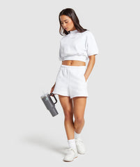 Loopback Sweat Pullover White