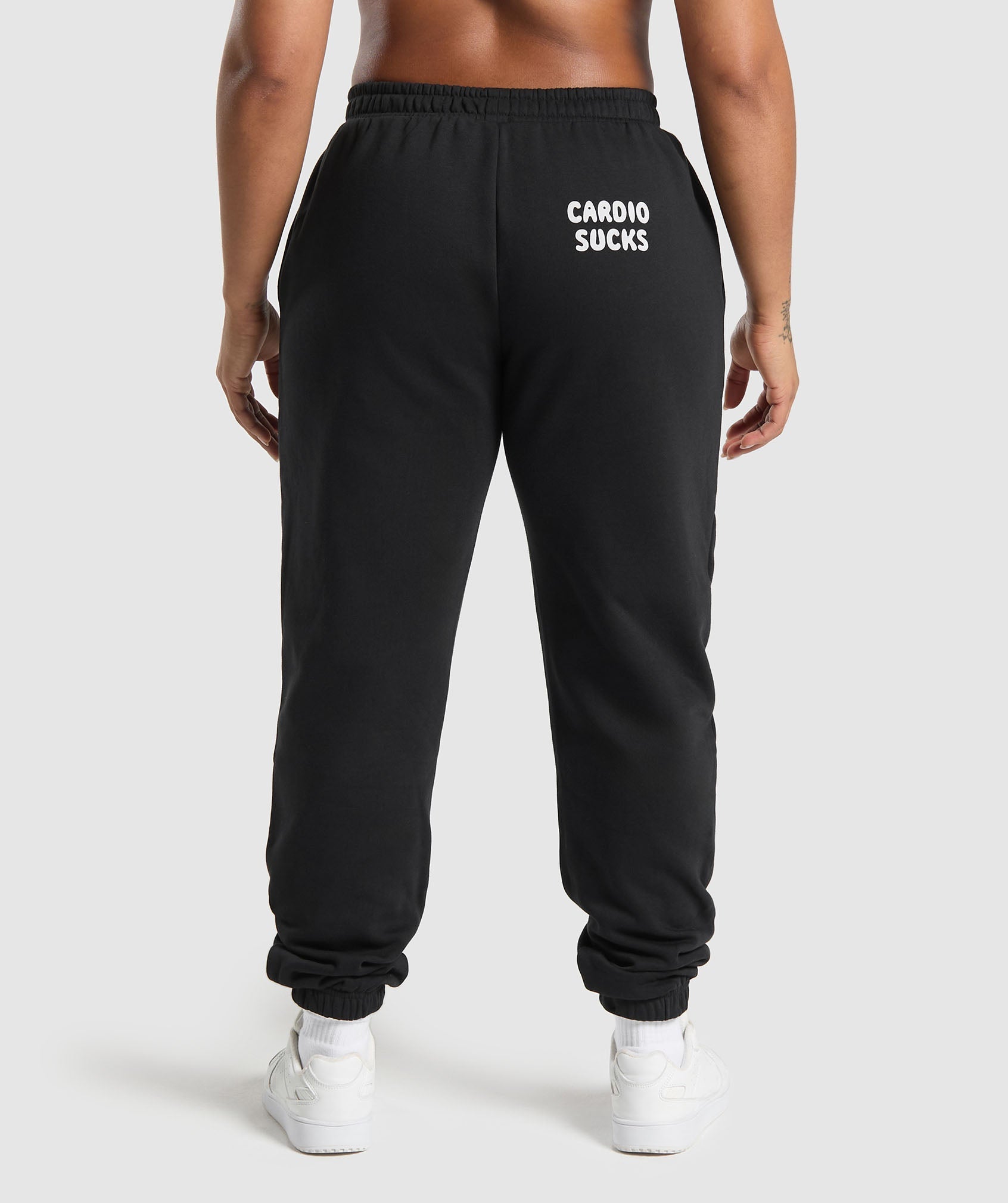 Graphic Reaper Oversized Joggers Black