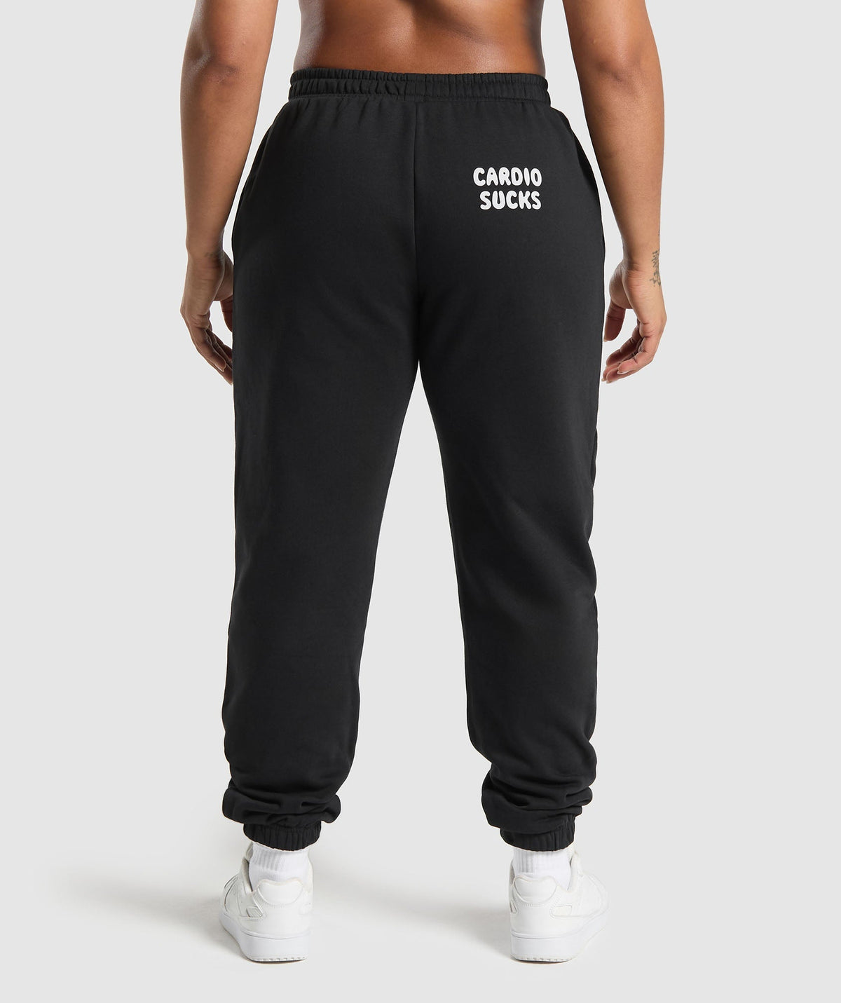Graphic Reaper Oversized Joggers Black