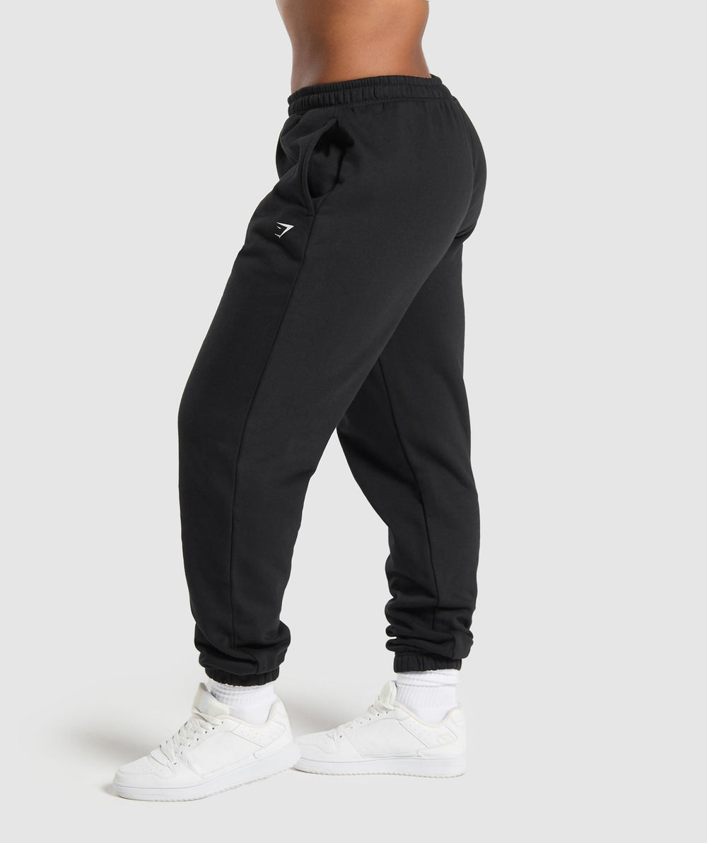 Graphic Reaper Oversized Joggers Black